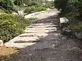 Old Roman road, adjacent to regional hwy 375 in Israel
