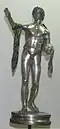 Apollo's silver statue