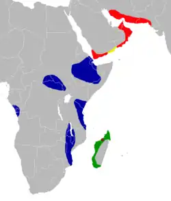 Map of range