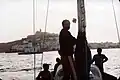 Sailing out of Lisbon