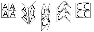 Sides of a tritetraflexagon