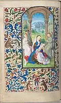 Trivulzio book of hours, folio 110v