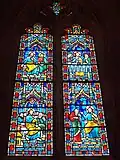 The Truth Window (1936), first of the Hildrup windows, north transept east wall