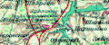Tsaritsyno station on the map. The brick factories of S. E. Logunov are visible. Before 1904