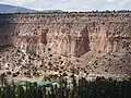Close view of Tshirege Member at Kwage Mesa