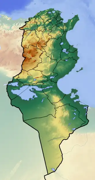 Carthage is located in Tunisia