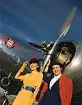 Models with a Delta Air Lines Lockheed Model 10 Electra, 1940