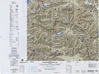Portion of the China-USSR (Tajik SSR) border (DMA, 1988)[f]