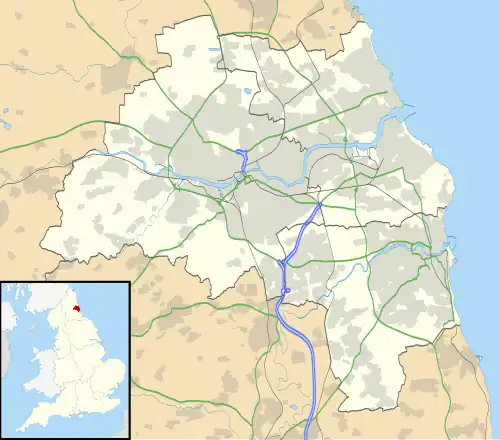 North Shields is located in Tyne and Wear