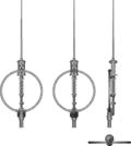 Direction Finder Antenna Loop (Late war design) - Used to detect a bearing from the radio signals of Allied surface ships.