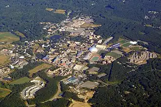 The University of Connecticut's main campus, in Storrs.