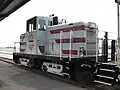 Utah Central 1237, ex-U.S. Air Force 44-ton locomotive at the Utah State Railroad Museum, Ogden, Utah. It is currently not operational.