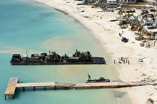 Royal Logistics Corps Mexeflote arrives in Anguilla