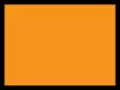 An ADR plate affixed to the front and rear of road vehicles carrying dangerous goods.