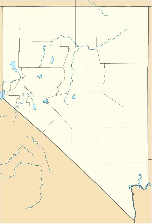 Caliente is located in Nevada
