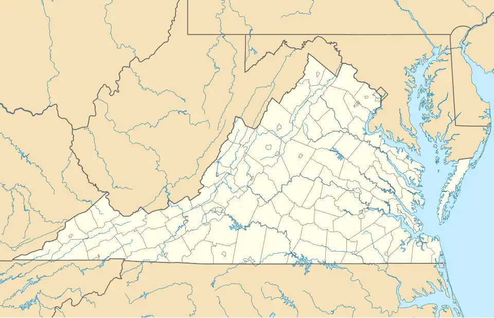 Bremo Slave Chapel is located in Virginia