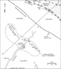 Location of the Aurora uranium deposit at the McDermitt Caldera margin