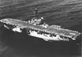 USS New Orleans at sea in c1969.