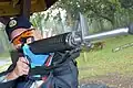 Service rifle shooting in United States with an M16/AR-15 style rifle