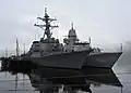 Arleigh Burke and HNLMS&nbsp;De Ruyter on 2 October 2011