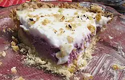 Baked in pie dish