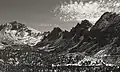 Kearsarge Pinnacles with University Peak (left)