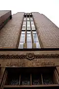 Close-up view of entrance