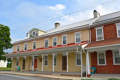 The old Eagle Hotel