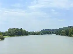 Drava river at Ptuj