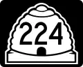 State Route 224 marker