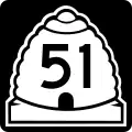 State Route 51 marker