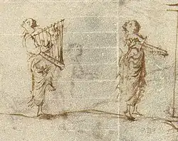 Circa 850 A.D., France, Utrecht Psalter.