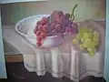 Uvas con mantel