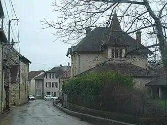 The centre of the village