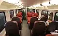 Interior of VIRM, fourth series (1st class)