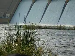 Vaigai dam sideview