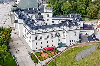 Image 32Restored Palace of the Grand Dukes of Lithuania, which was reconstructed in a Renaissance style by Sigismund I the Old and his son Sigismund II Augustus (from Grand Duchy of Lithuania)
