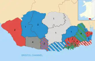 Vale of Glamorgan 2022 result map