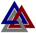 The valknut as closed 3-link chain (Knot Atlas L6n1 Archived 21 January 2021 at the Wayback Machine)