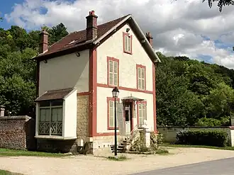 The cottage in Valmondois where Daumier lived in his later years working on his Don Quixote paintings