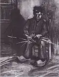 Peasant Making a Basket, 1885, Musée des Beaux-Arts, La-Chaux-de-Fonds, Switzerland (F171)