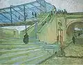 Vincent van Gogh: Die Brücke von Trinquetaille Privatsammlung, Leihgabe im Kunsthaus Zürich
