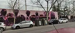 Image 31The vandalized Concepción Feminist Mural in Spain, which was vandalized on International Women's Day 2021. (from International Women's Day)