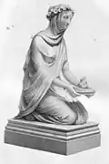 Veiled Vestal ca 1848. Now at Chatsworth House.