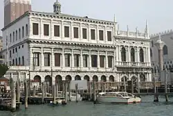 The Zecca and the south end of the Biblioteca from the lagoon