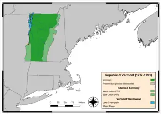 The Republic of Vermont, 1777-1791.[a]