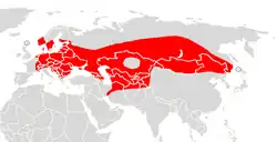 Map of range