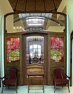Furnishings of the Hôtel Aubecq by Horta (1899–1902) on display at the Musée d'Orsay, Paris