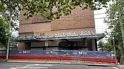 Victoria Cross station, November 2023