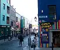 Comet Records on the corner with Crown Alley